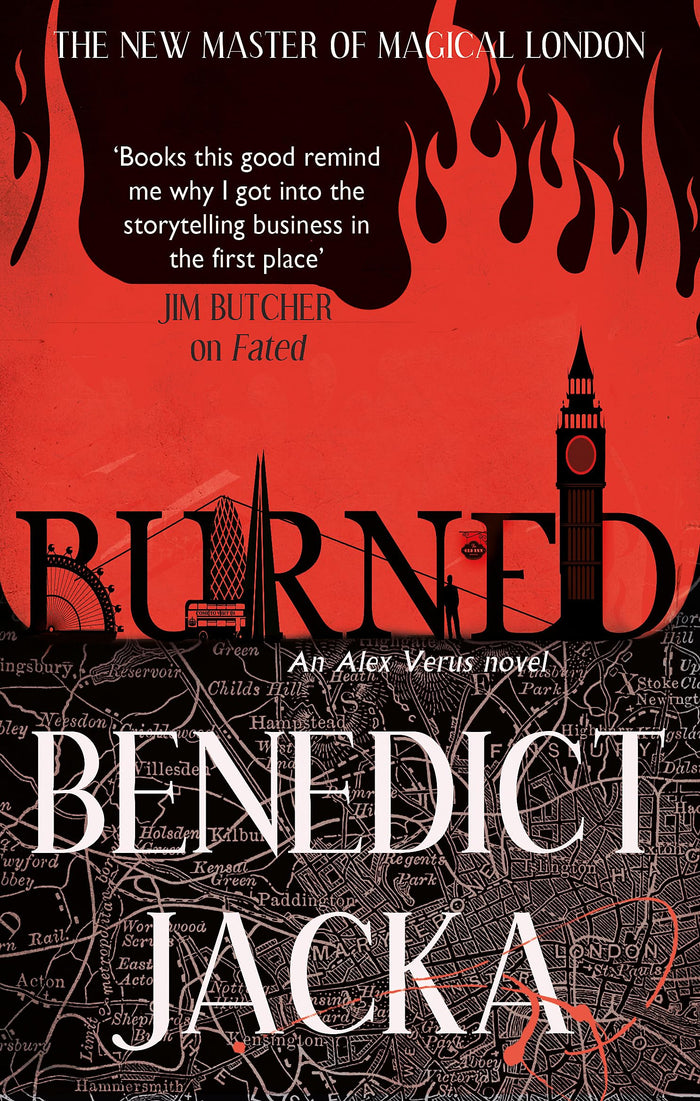 Burned by Benedict Jacka - Paperback cover