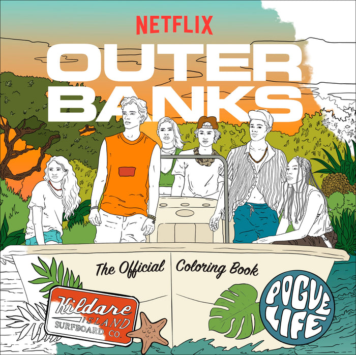 Outer Banks: The Official Coloring Book by Random House Worlds - Paperback cover