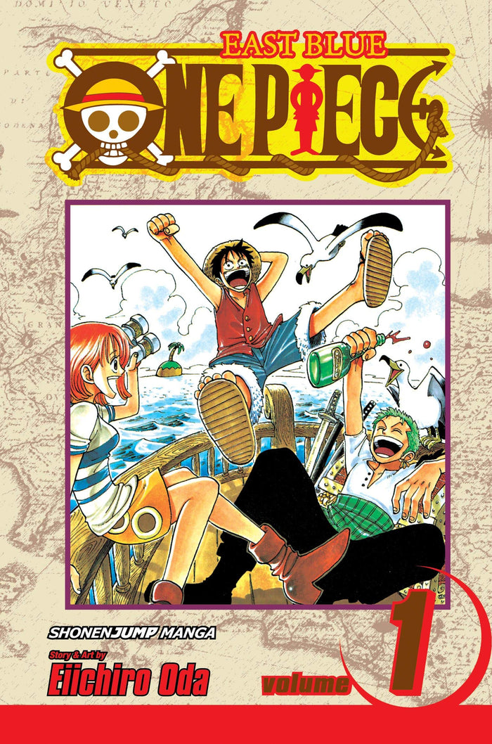 One Piece, Vol. 1 by Eiichiro Oda - Paperback cover