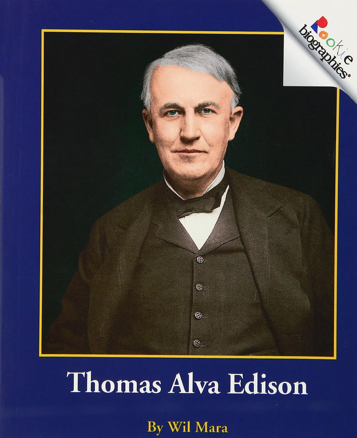 Rookie Biographies: Thomas Alva Edison by Wil Mara - Paperback cover
