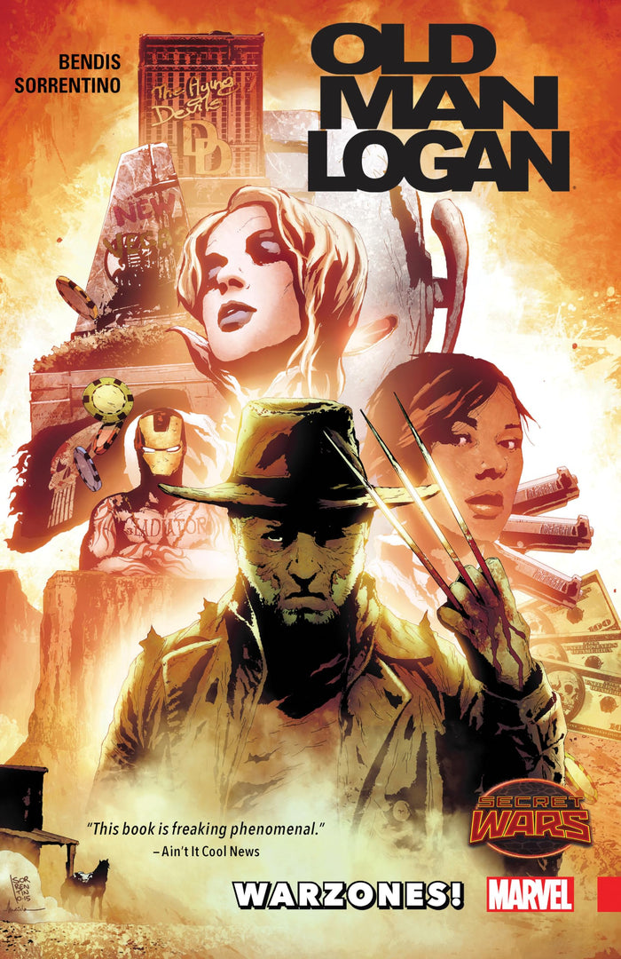 Wolverine: Old Man Logan Vol. 0 - Warzones! by Brian Michael Bendis - Paperback cover