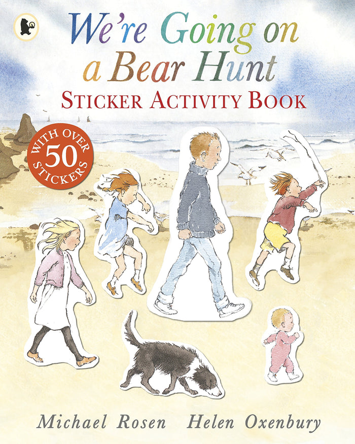 We're Going On A Bear Hunt Sticker Bk by Michael Rosen - Paperback cover