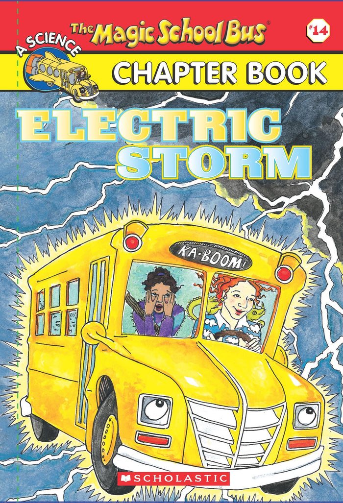 The Magic School Bus Chapter Book #14: Electric Storm by Rebecca Carmi - Paperback cover