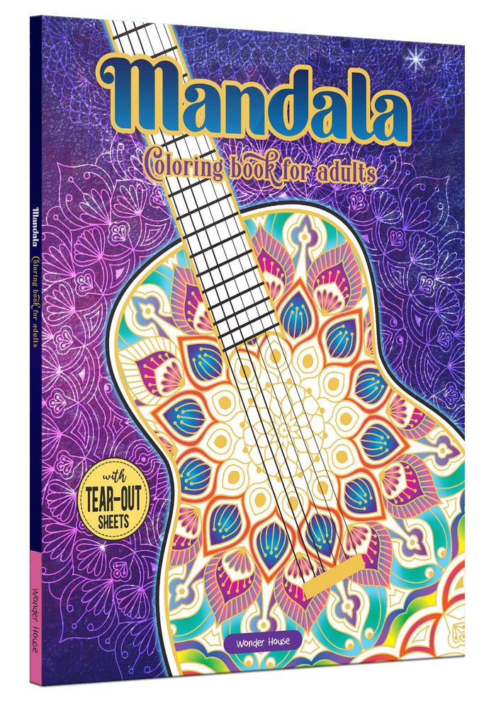 Mandala Coloring Book For Adults by Wonder House Books - Paperback cover