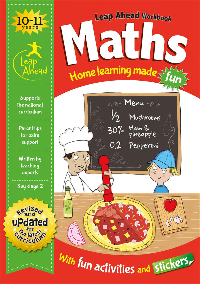 Leap Ahead Workbook: Maths 10-11 Years (Leap Ahead Workbook Expert) by Igloo - Paperback cover