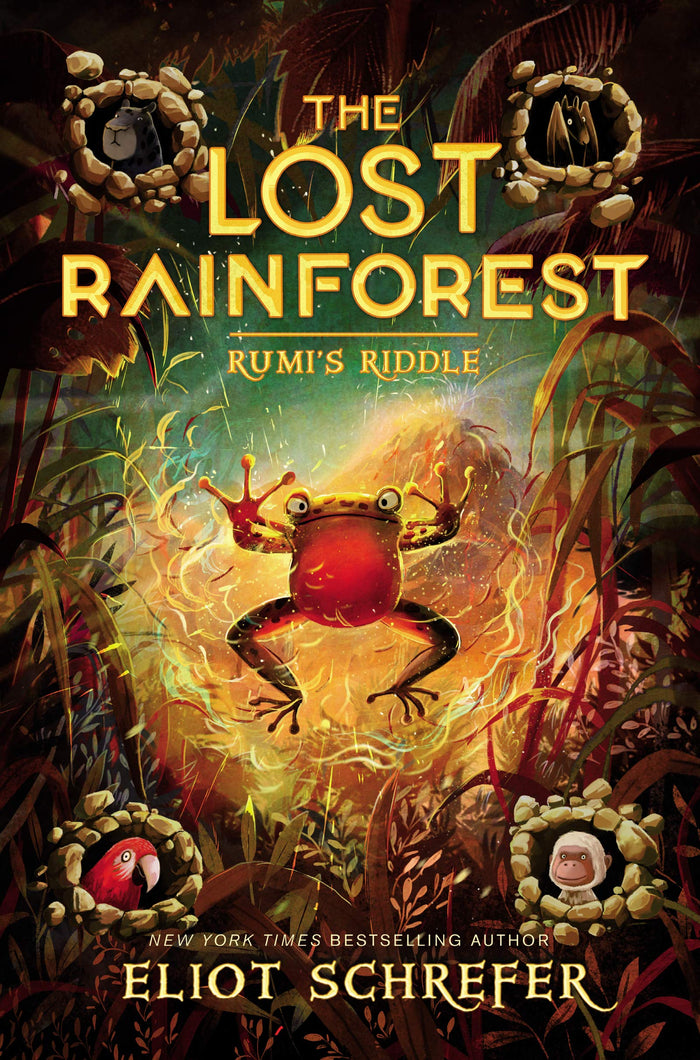 The Lost Rainforest #3: Rumi’s Riddle by Eliot Schrefer - Hardcover cover