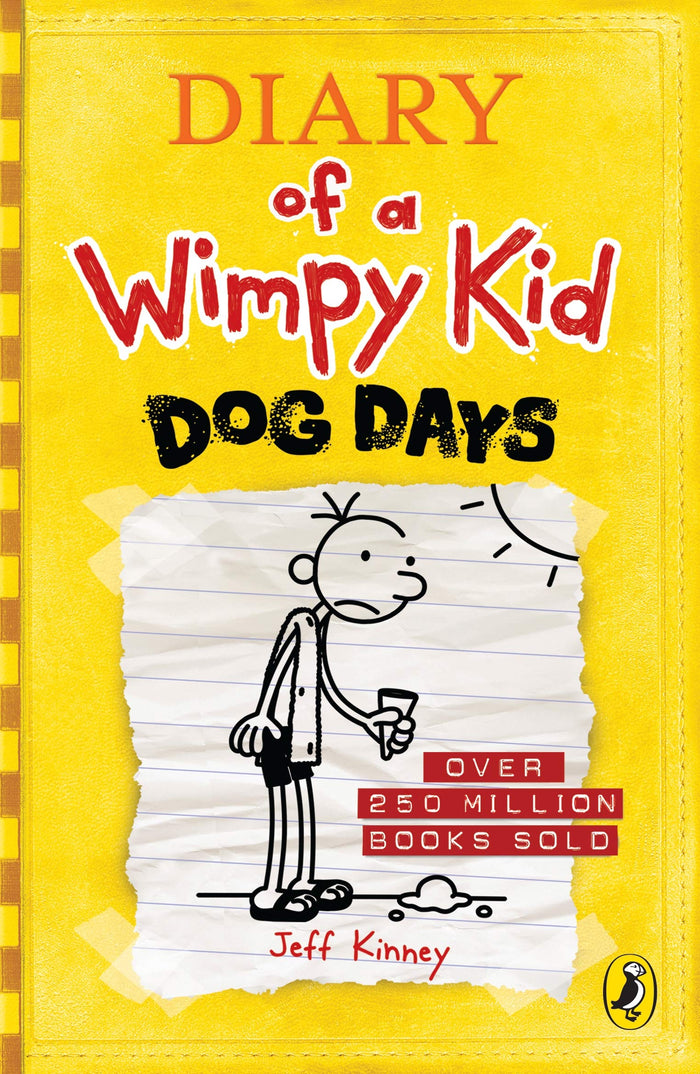 Diary of a Wimpy Kid: Dog Days (Book 4): A sun-soaked summer of indoor antics and family chaos from the #1 international bestselling Diary of a Wimpy Kid series by Jeff Kinney - Paperback cover