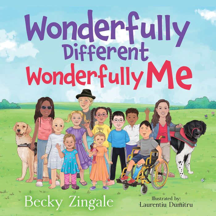 Wonderfully Different, Wonderfully Me by Becky Zingale - Paperback cover