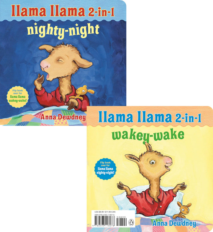 Llama Llama 2-in-1: Wakey-Wake/Nighty-Night by Anna Dewdney - Board Book cover