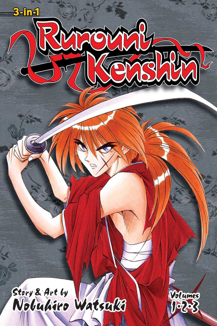 Rurouni Kenshin (3-in-1 Edition), Vol. 1: Includes vols. 1, 2 & 3 by Nobuhiro Watsuki - Paperback cover