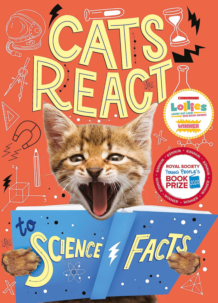 Cats React to Science Facts by Izzi Howell - Paperback cover
