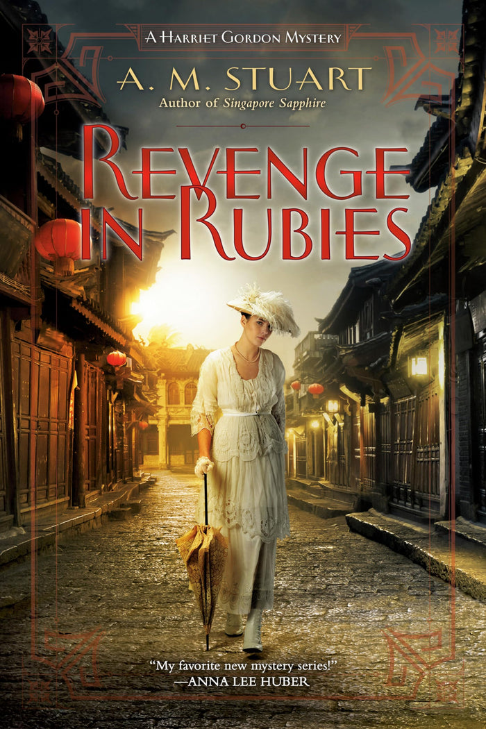 Revenge in Rubies (A Harriet Gordon Mystery) by A. M. Stuart - Paperback cover