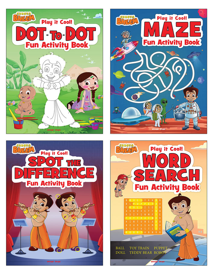 Chhota Bheem - Play It Cool! Fun Activity Books Box Set by Wonder House Books - Paperback cover