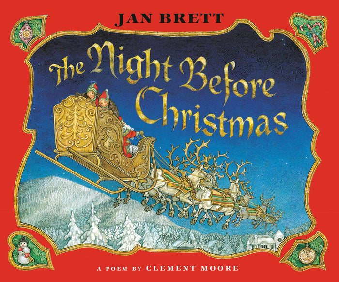 The Night Before Christmas by Jan Brett - Board Book cover