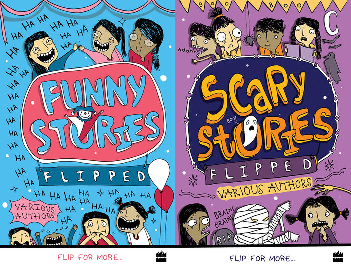 Flipped: Funny Stories/Scary Stories - Paperback cover
