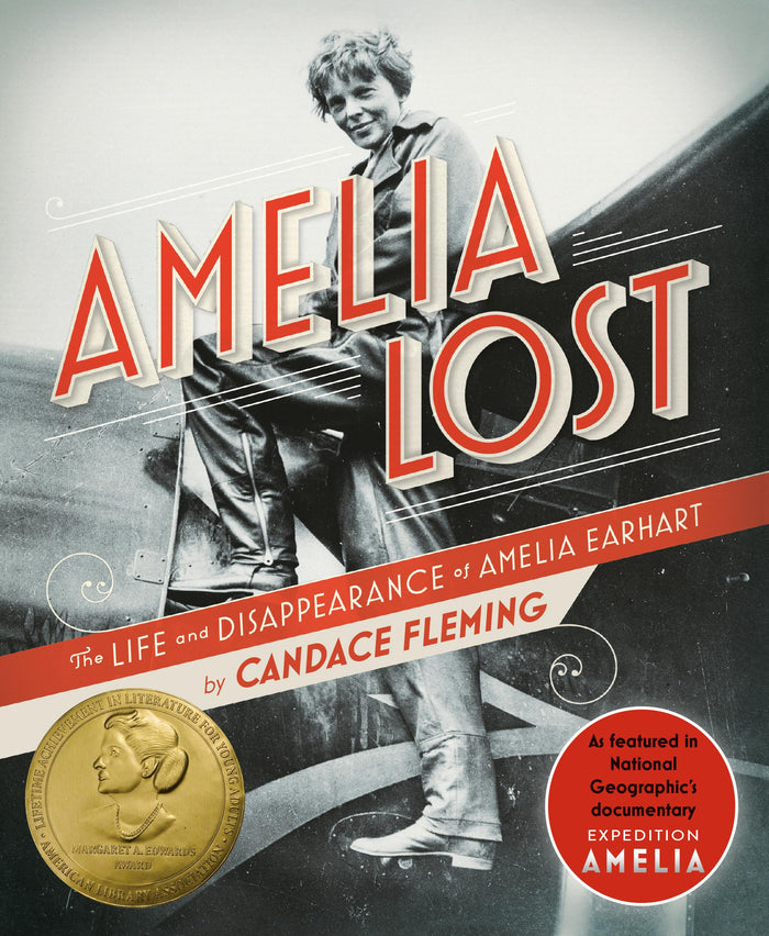 Amelia Lost: The Life and Disappearance of Amelia Earhart by Candace Fleming - Paperback cover