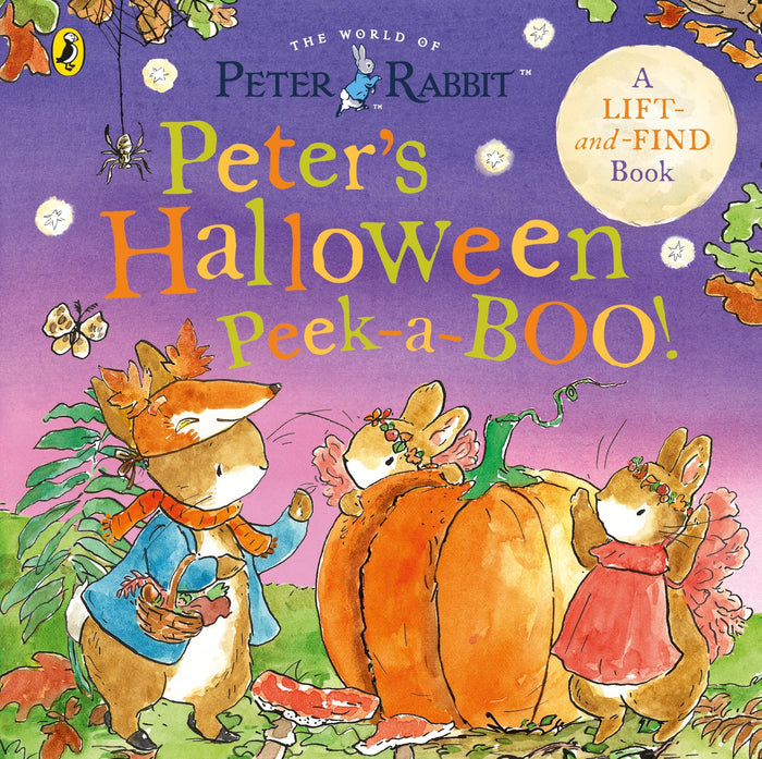 Peter Rabbit: Peter's Halloween Peek-a-BOO!: A lift and find book by Beatrix Potter - Board Book cover