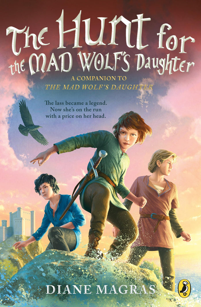 The Hunt for the Mad Wolf's Daughter by Diane Magras - Paperback cover