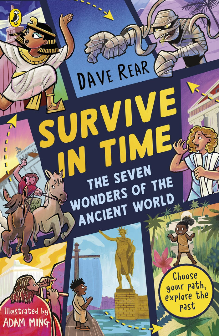 Puffin The Seven Wonders of the Ancient World. by Dave Rear - Paperback cover