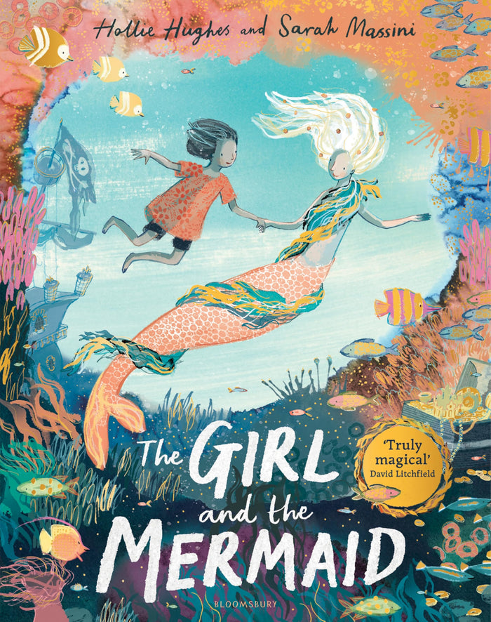 The girl and the mermaid by Hollie Hughes - Paperback cover
