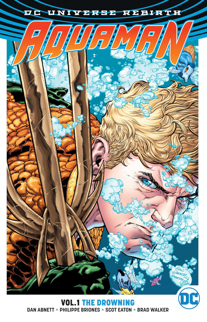 Aquaman Vol. 1: The Drowning (Rebirth) by Dan Abnett - Paperback cover
