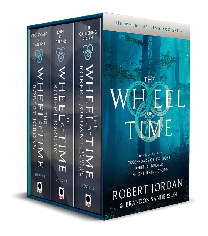 The Wheel of Time Box Set 4: Books 10-12 (Crossroads of Twilight, Knife of Dreams, The Gathering Storm) (Wheel of Time Box Sets) by Robert Jordan - Paperback cover