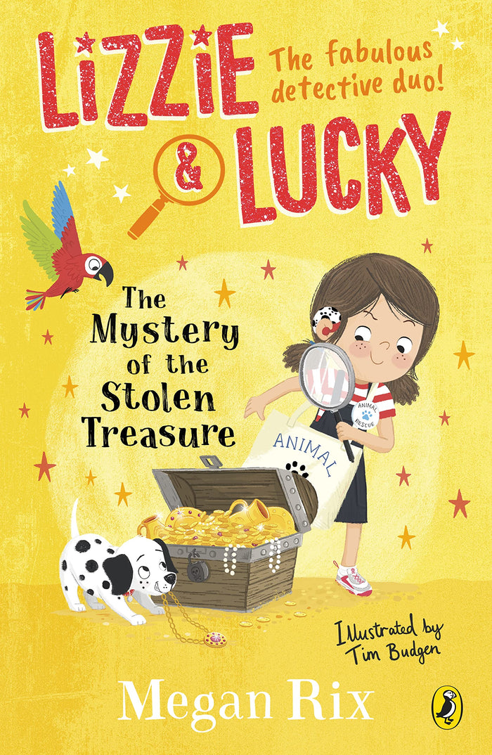 The Mystery of the Stolen Treasure (Lizzie and Lucky) by Megan Rix - Paperback cover