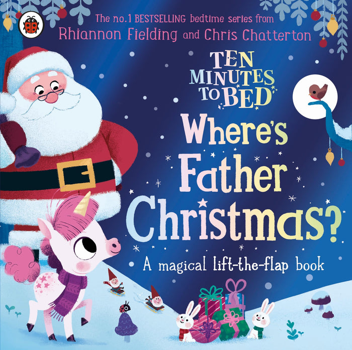 Ladybird Ten Minutes to Bed Wheres Father Christmas?. by Rhiannon Fielding - Board Book cover