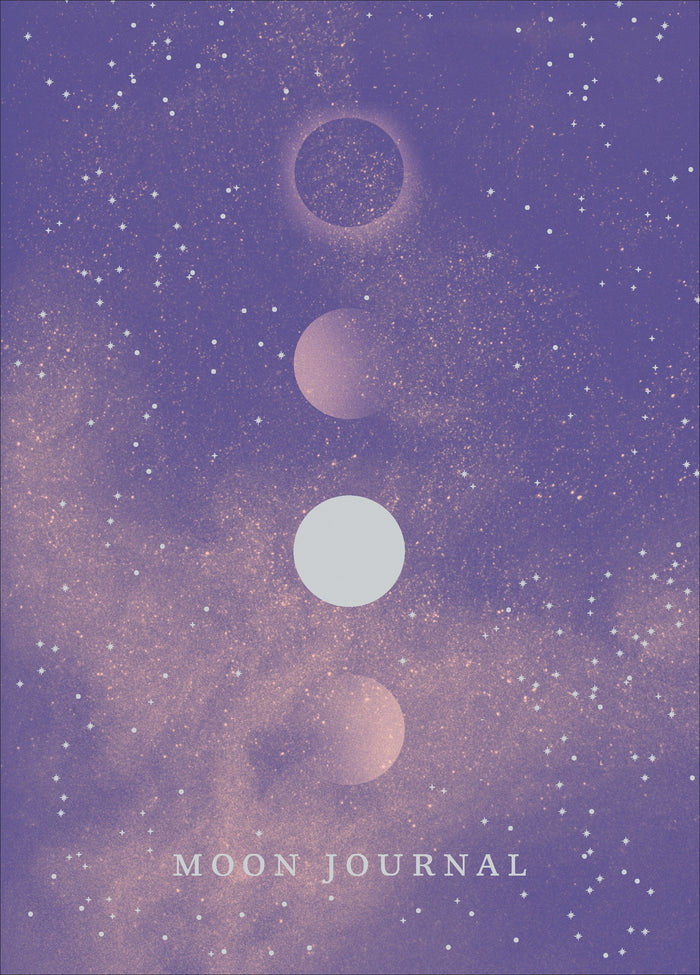 Moon Journal: Astrological guidance, affirmations, rituals and journal exercises to help you reconnect with your own internal universe by Sandy Sitron - Journal cover