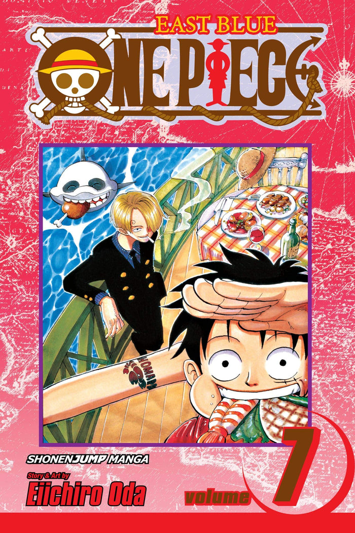 One Piece, Vol. 7: The Crap-Geezer by Eiichiro Oda - Paperback cover
