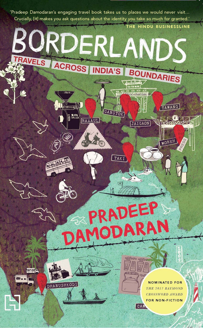 Borderlands by Pradeep Damodaran - Paperback cover