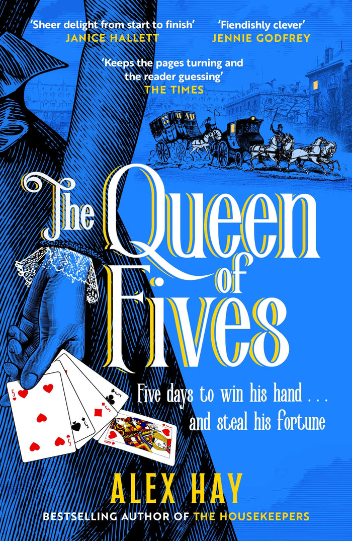 The Queen of Fives: a gripping historical mystery with a thrilling twist by Alex Hay - Paperback cover