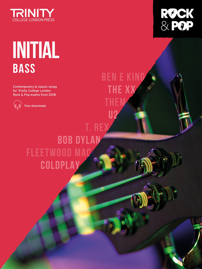 Trinity Rock & Pop 2018 Bass Initial by Hal Leonard Publishing Corporation - Sheet Music cover