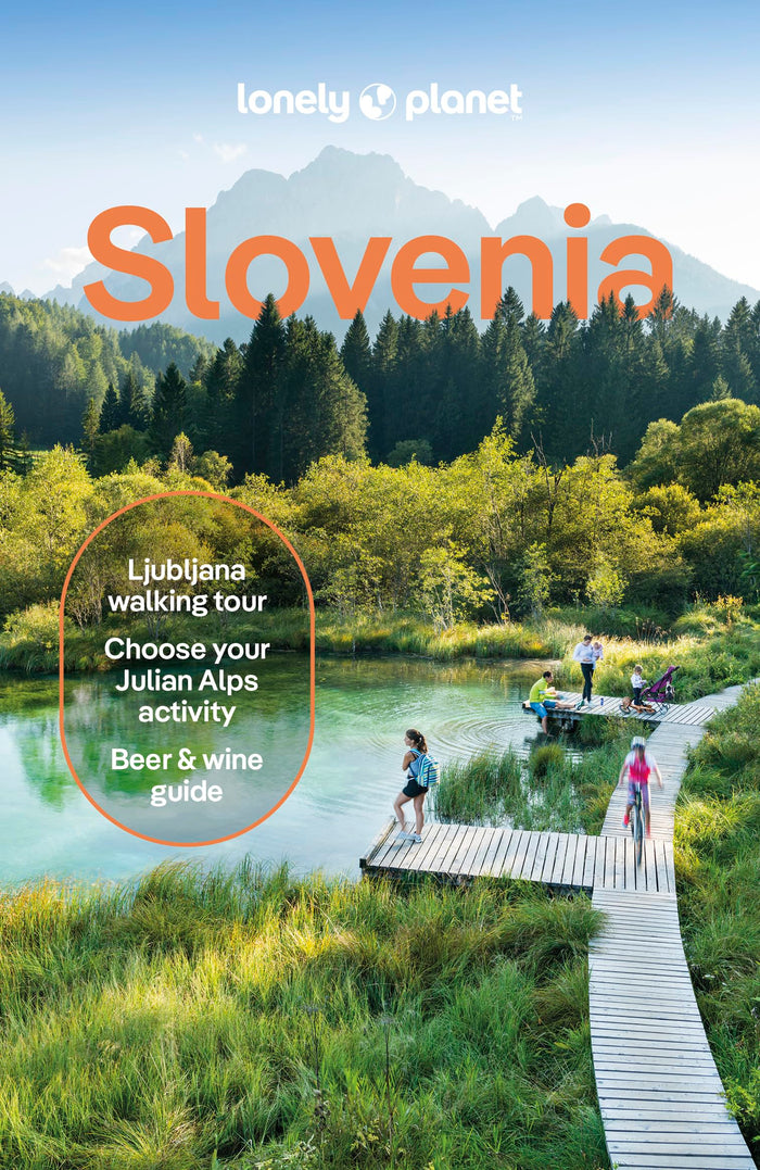 Lonely Planet Slovenia: Detailed Itineraries | Travel Like a Local | Insider Tips | Covers Ljubljana, Lake Bled, Julian Alps, Krka Valley, and more (Travel Guide) by Virginia DiGaetano - Paperback cover
