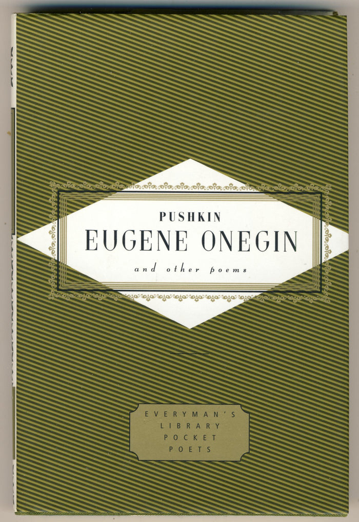 Pushkin Eugene Onegin And Other Poems (Everyman's Library POCKET POETS) by Aleksandr Pushkin - Hardcover cover