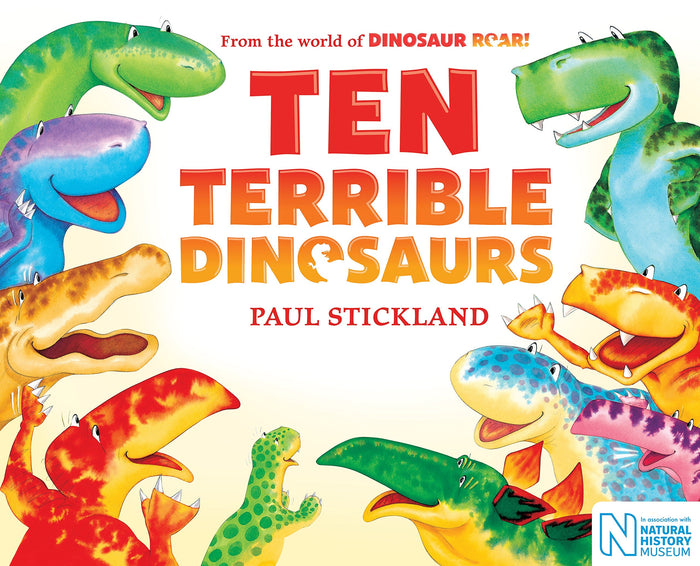 Ten Terrible Dinosaurs by Paul Stickland - Paperback cover