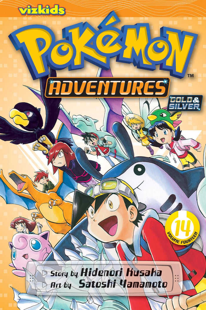 Pokemon Adventures GN Vol 14 Gold Silver by Hidenori Kusaka / Satoshi Yamamoto - Paperback cover