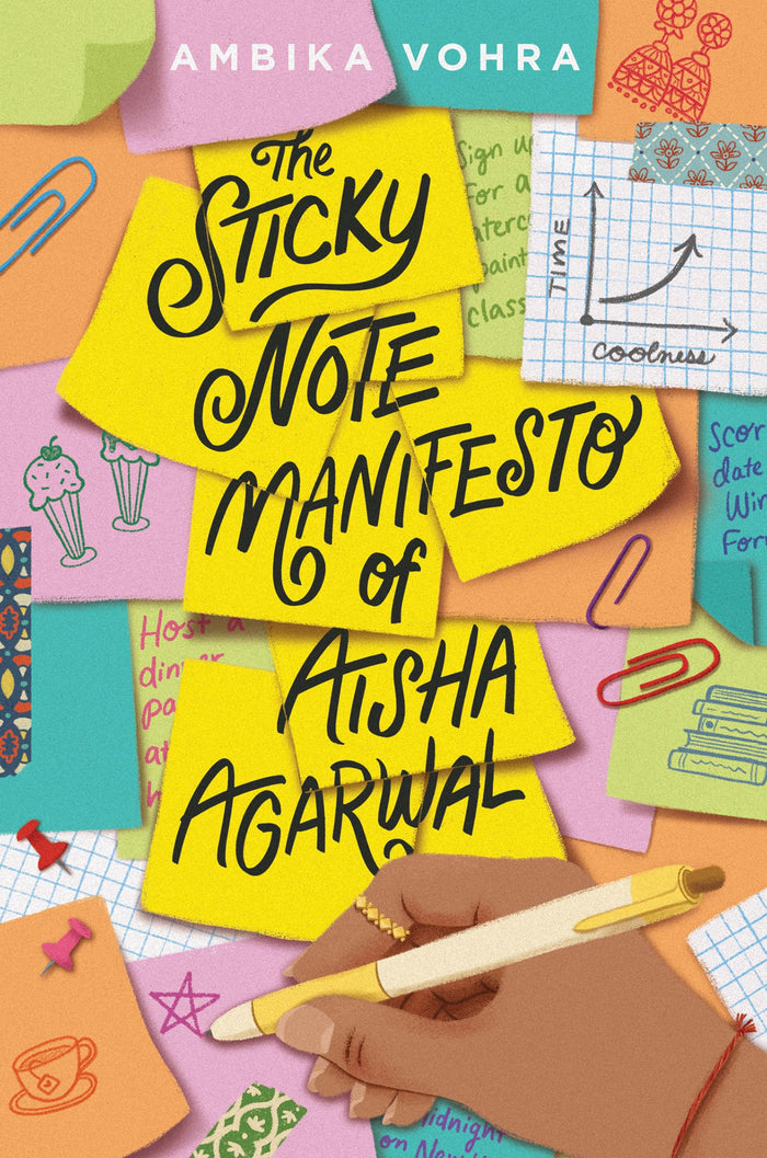 The Sticky Note Manifesto of Aisha Agarwal by Ambika Vohra - Paperback cover