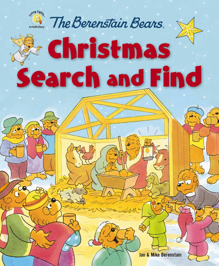 The Berenstain Bears Christmas Search and Find (Berenstain Bears/Living Lights: A Faith Story) by Jan & Mike Berenstain - Board Book cover