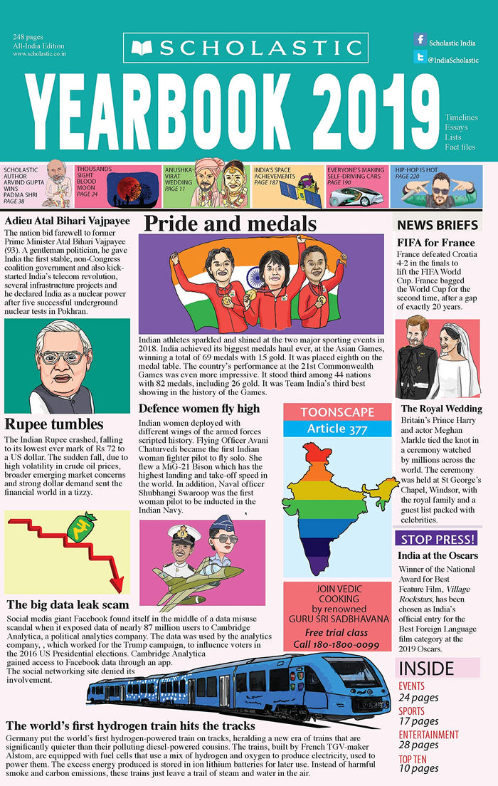 Scholastic Yearbook 2019 by Scholastic India - Paperback cover