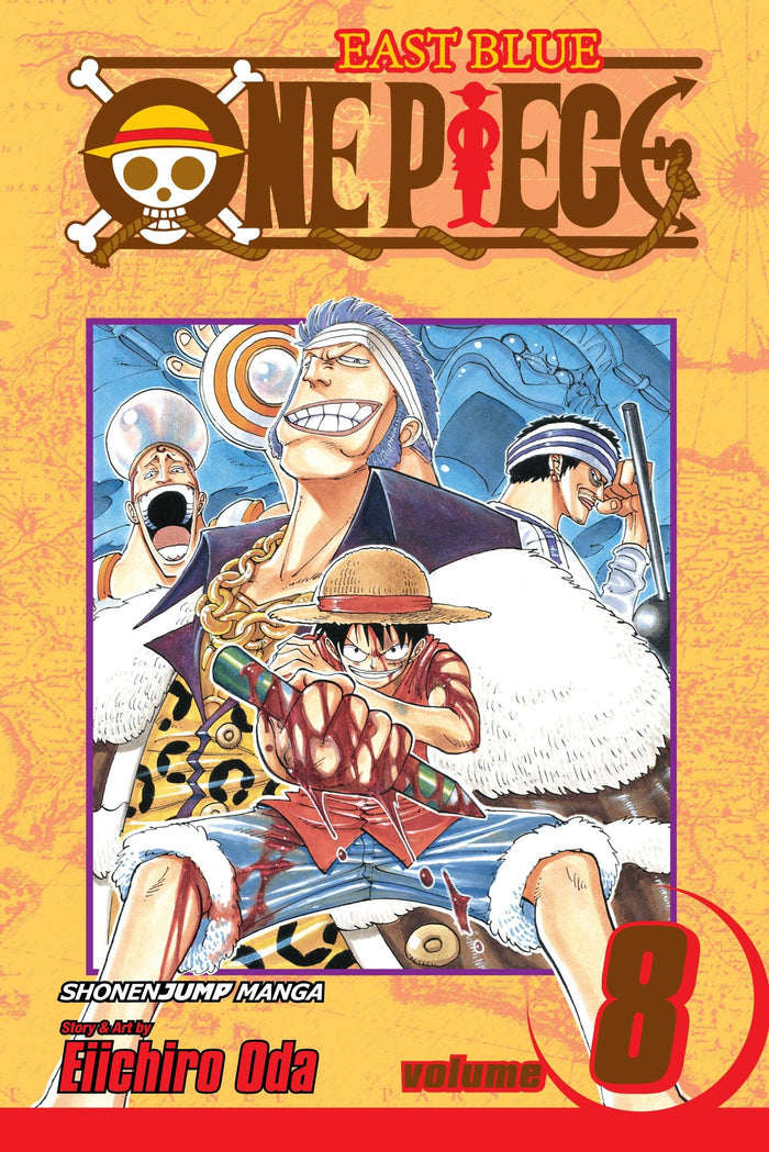 One Piece, Vol. 8 by Eiichiro Oda - Paperback cover