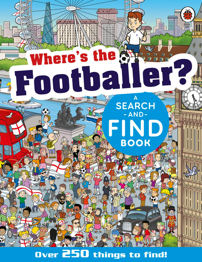 Where's the Footballer?: A Search-and-Find Book by Gary Panton - Paperback cover