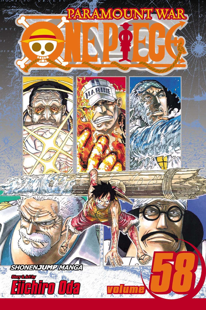 One Piece, Vol. 58 by Eiichiro Oda - Paperback cover