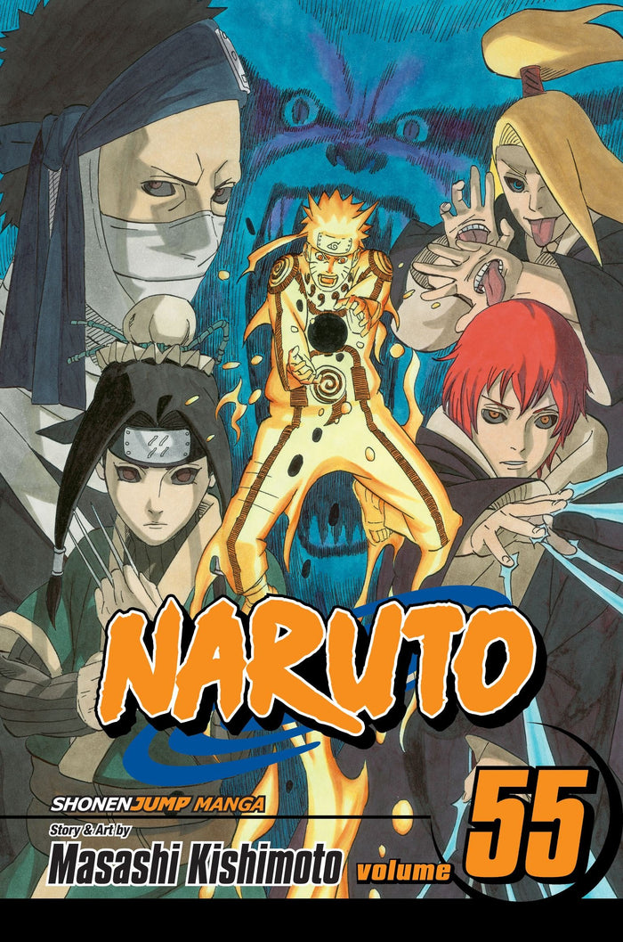 Naruto, Vol. 55: The Great War Begins by Masashi Kishimoto - Paperback cover