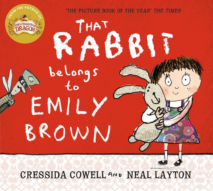 That Rabbit Belongs To Emily Brown by Cressida Cowell - Paperback cover