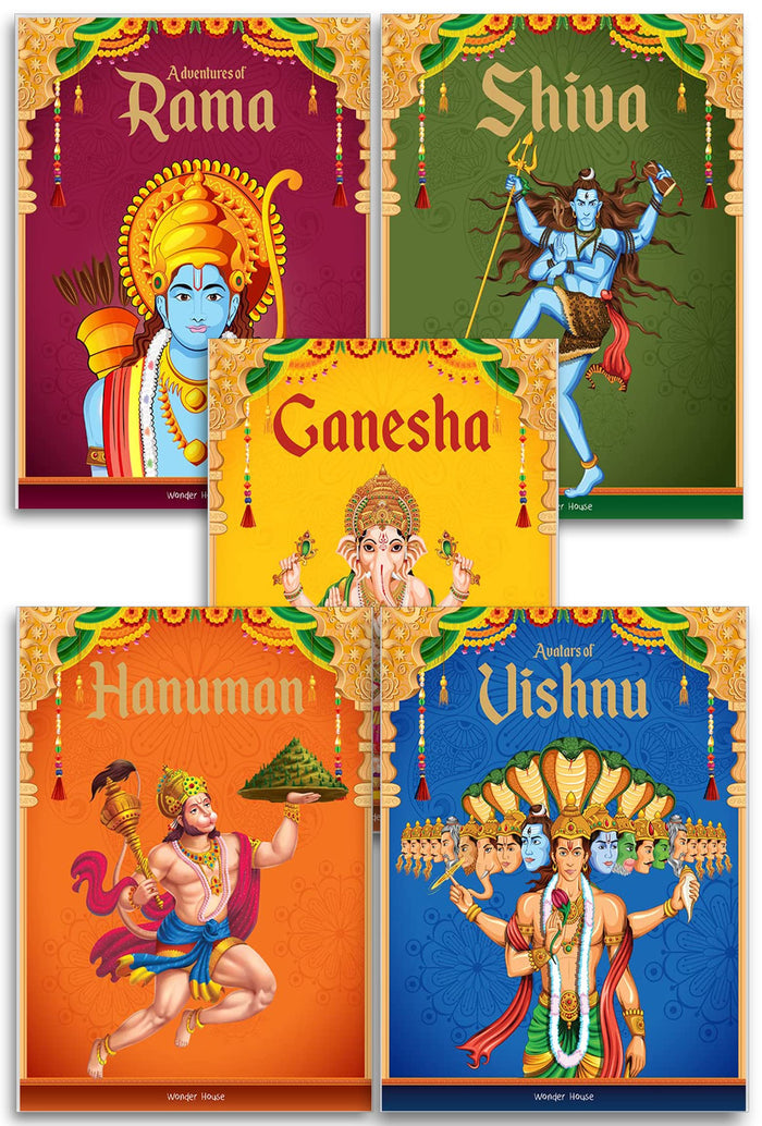 Children's First Mythology Stories (Classic Tales From India) by Wonder House Books - Paperback cover