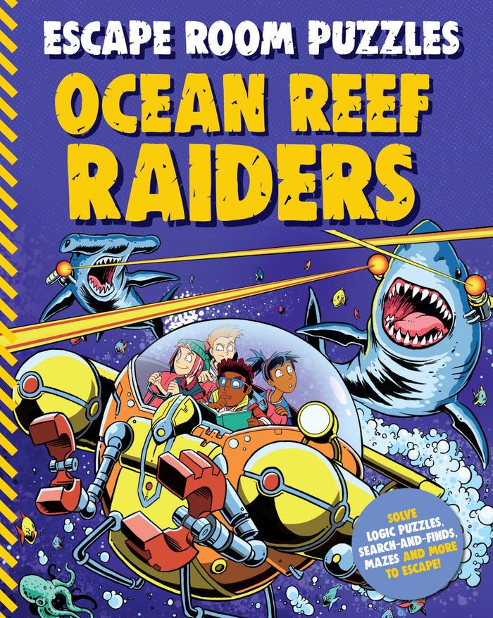 Escape Room Puzzles: Ocean Reef Raiders by Kingfisher - Paperback cover