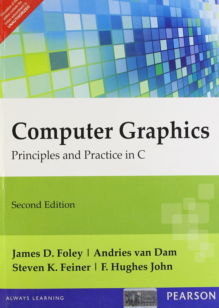 Computer Graphics: Principles and Practice in C by Foley - Paperback cover