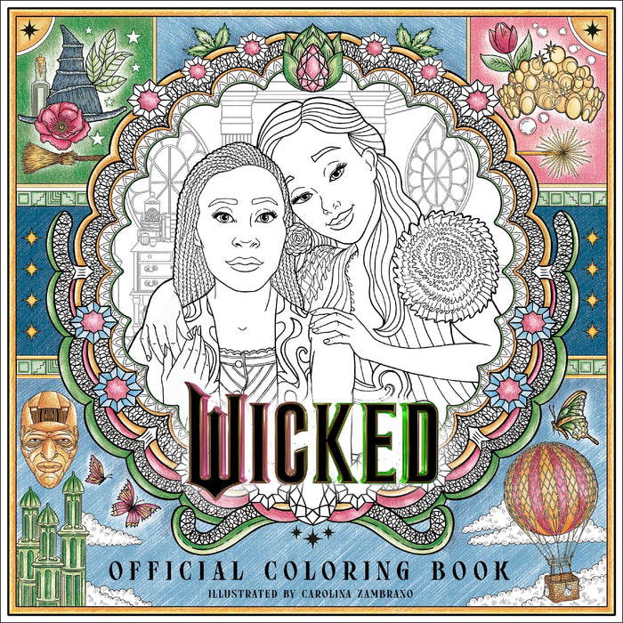 Wicked Official Coloring Book: The Inspiration for the Major Motion Picture―Now Streaming - Paperback cover