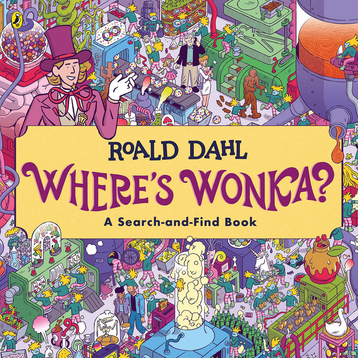 Where's Wonka?: A Search-and-Find Book by Roald Dahl - Paperback cover